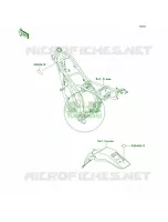 Labels per Kawasaki KDX220R 1998