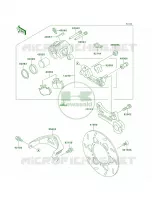 Rear Brake per Kawasaki KDX220R 1998