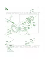 Rear Hub per Kawasaki KDX220R 1998