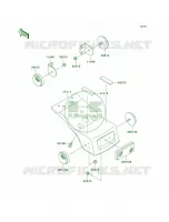 Reflectors per Kawasaki KDX220R 1998