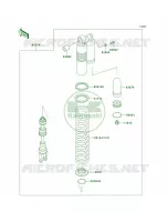 Shock Absorbers per Kawasaki KDX220R 1998