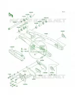 Swingarm per Kawasaki KDX220R 1998