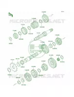 Transmission per Kawasaki KDX220R 1998