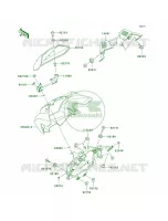 Cowling per Kawasaki Z1000 2006