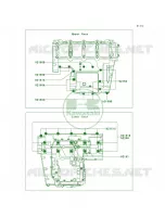 Crankcase Bolt Pattern per Kawasaki Z1000 2006