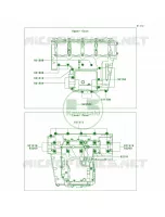 Crankcase Bolt Pattern per Kawasaki Z1000 2006