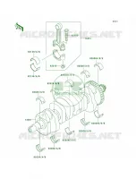 Crankshaft per Kawasaki Z1000 2006