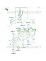 Crankshaft per Kawasaki Z1000 2006