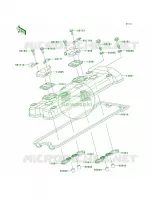 Cylinder Head Cover per Kawasaki Z1000 2006