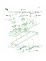 Cylinder Head Cover per Kawasaki Z1000 2006