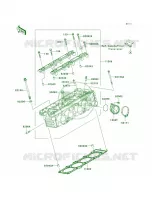 Cylinder Head per Kawasaki Z1000 2006