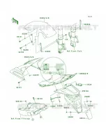 Fenders per Kawasaki Z1000 2006