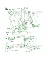 Frame Fittings per Kawasaki Z1000 2006