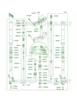 Front Fork per Kawasaki Z1000 2006