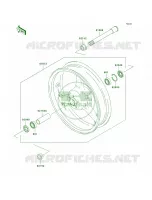 Front Hub per Kawasaki Z1000 2006