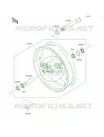 Front Wheel per Kawasaki Z1000 2006