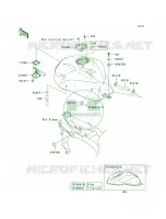 Fuel Tank per Kawasaki Z1000 2006