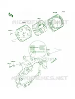 Meters per Kawasaki Z1000 2006