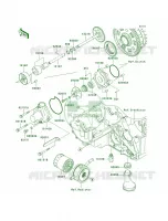 Oil PumpOil Filter per Kawasaki Z1000 2006