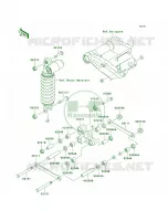 Rear Suspension per Kawasaki Z1000 2006