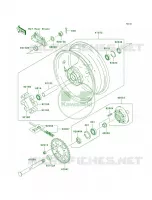 Rear WheelChain per Kawasaki Z1000 2006