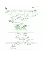 Seat per Kawasaki Z1000 2006