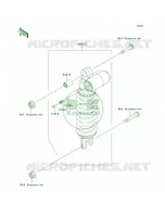 Shock Absorbers per Kawasaki Z1000 2006