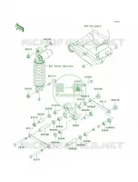 Suspension per Kawasaki Z1000 2006