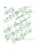 Transmission per Kawasaki Z1000 2006