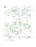 Air Cleaner per Kawasaki Ninja 500R 2005