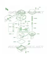 Carburetor Parts per Kawasaki Ninja 500R 2005