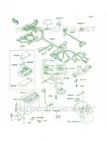 Chassis Electrical Equipment per Kawasaki Ninja 500R 2005
