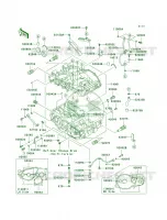 Crankcase per Kawasaki Ninja 500R 2005