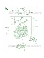 Cylinder Head per Kawasaki Ninja 500R 2005