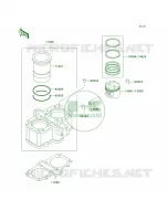 CylinderPistons per Kawasaki Ninja 500R 2005