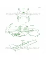 DecalsBlueD12 per Kawasaki Ninja 500R 2005