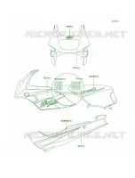 DecalsEbonyD12 per Kawasaki Ninja 500R 2005