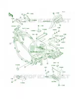 Frame Fittings per Kawasaki Ninja 500R 2005