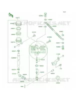 Rear Master Cylinder per Kawasaki Ninja 500R 2005