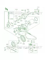 Starter Motor per Kawasaki Ninja 500R 2005