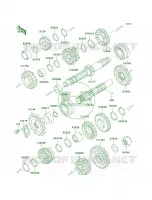 Transmission per Kawasaki Ninja 500R 2005
