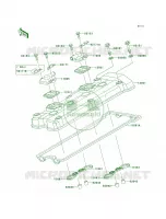 Cylinder Head Cover per Kawasaki Z1000  2005