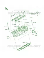 Cylinder Head per Kawasaki Z1000  2005