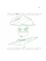 DecalsGreenA3H per Kawasaki Z1000  2005