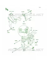 Engine Mount per Kawasaki Z1000  2005
