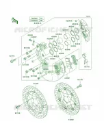 Front Brake per Kawasaki Z1000  2005