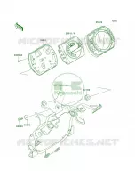Meters per Kawasaki Z1000  2005