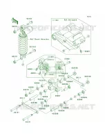 Suspension per Kawasaki Z1000  2005