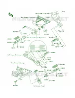 Footrests per Kawasaki Z750S 2005