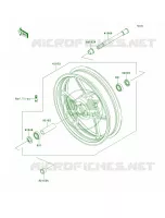 Front Wheel per Kawasaki Z750S 2005